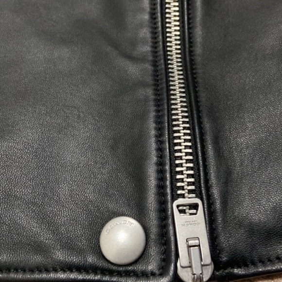 Coach 100% Leather Jacket for Women - Picture 11 of 16